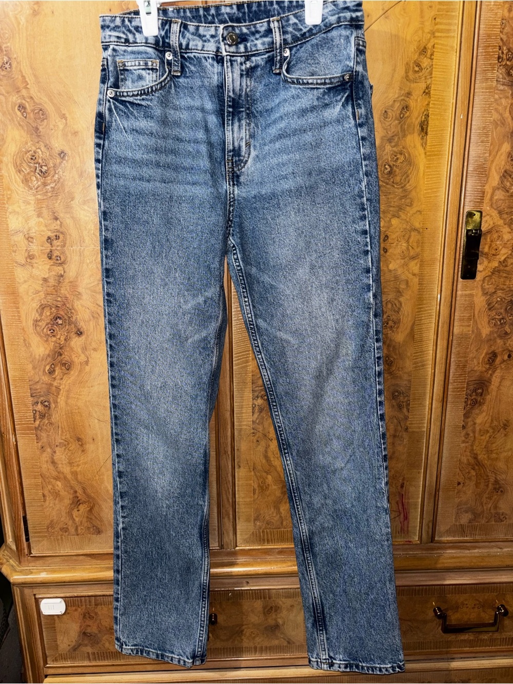Classic womens Blue Denim Jeans - size 4